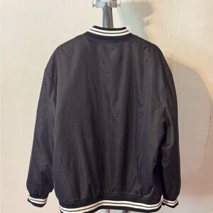 Title: Primark Black Varsity Jacket with Letter “A” Patch (Size M)
!